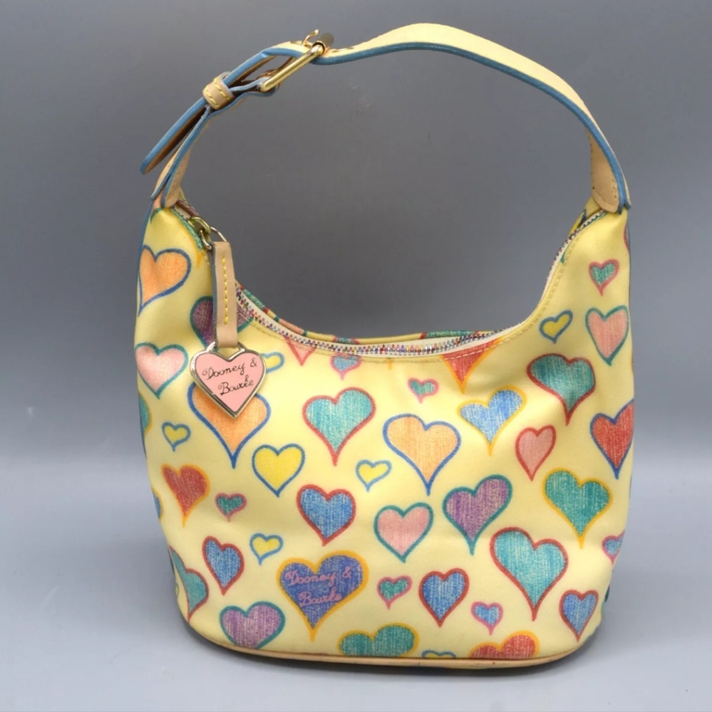 Dooney & Bourke Multicolor Heart Pattern Women's Bag